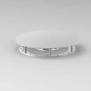 Крепление для гибкого неона MOONLIGHT-BASE-ROUND-D18-M Silver 046087