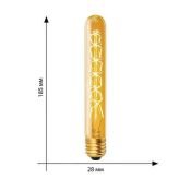 лампа ретро накаливания Vintage форма цилиндр 60W UL-00000484 IL-V-L28A-60/GOLDEN/E27 CW01 диммируемая