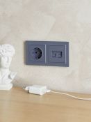 Рамка пластик 2 поста IEK BRITE BR-M22-44-K35 РУ-2-БрМ-44 маренго IP44