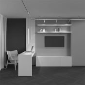 Трековый подвесной светильник 5W Белый дневной TR156-1-5W4K-BS Фокус / Focus Led Flarity IP20 латунь
