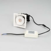 Встраиваемый светильник   9W Белый теплый 026874 CL-SIMPLE-S80x80-9W 45deg 220V IP20 поворотный квадратный белый