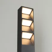 светильник 12W Белый теплый 050729 LGD-TILLIS-BOLL-H900 (GR, 92 deg, 230V) IP65 цилиндр стационарный серый
