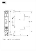 Реле времени ORT-ST-AC400V IEK (звезда-треугольник) для пуска двигателя