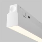Трековый светильник 30W Белый теплый Базис/Basis Exility 120deg TR030-2-30W3K-W на магнитный шинопровод белый