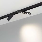 Магнитный трековый светильник  6W Белый дневной MAG-DOTS-FOLD-25-S200 30deg  24V на магнитный шинопровод черный 033725