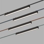Трековый светильник  24W Белый-MIX BELTY SMART LINEAR DK5676-BK IP20 на шинопровод черный