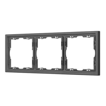 Рамка пластик 3 поста Arlight FRM-NOBE-SFPL-3-GR 054222 серый
