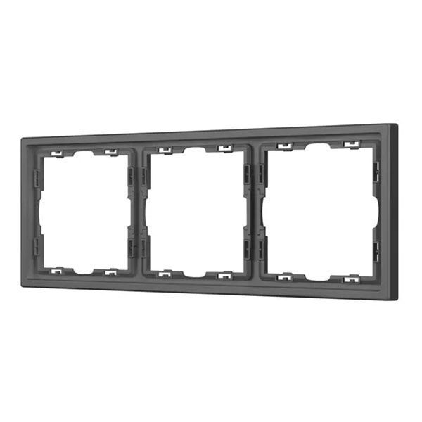 Рамка пластик 3 поста Arlight FRM-NOBE-SFPL-3-GR 054222 серый