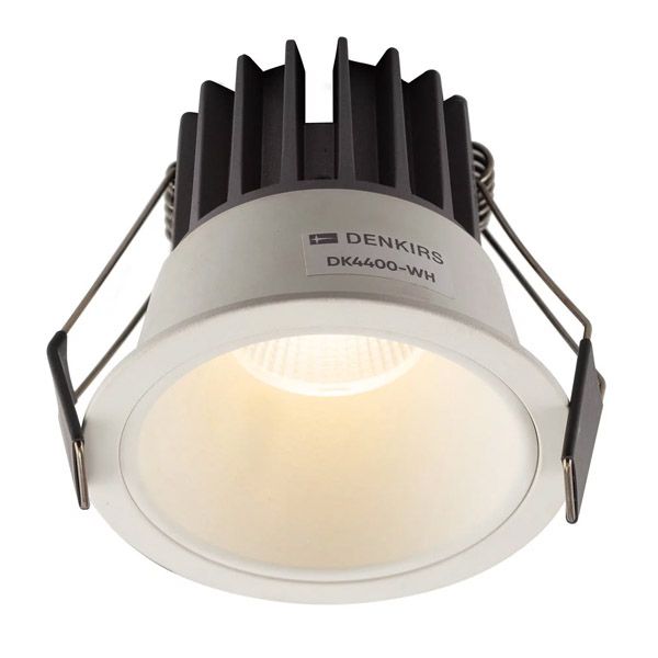 Встраиваемый светильник   7W Белый теплый DENKIRS GRENA DK4400-WH 220V IP20 круглый белый