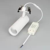 Встраиваемый светильник  16W Белый теплый 034481 LGD-LUMOS-R55-16W  25deg 220V IP20 поворотный цилиндр белый