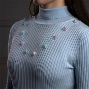 фигурка  светодиодная на батарейках бусы &quot;Звездочки&quot;, 80 см, 3 режима, свечение тёплое белое