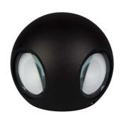 светильник   8W Белый теплый 021818 LGD-Wall-Orb-4B 4 широких луча  220V IP54 круглый накладной черный
