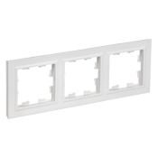 Рамка пластик 3 поста IEK BRITE BR-M32-K91 РУ-3-БрАБ арктический белый Рамка пластик 3 поста IEK BRITE BR-M32-K91 РУ-3-БрАБ арктический белый