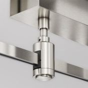 Основание потолочное Короткое / Short для блока питания с вводом питания Flarity TRA156C-BB1-PT платина