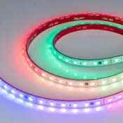 Светодиодная лента RGB 5060 24V 14W/m 60Led/метр IP67 039182 герм (PS-силиконовая экструзия) DMX-PS-B60-12mm