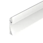 алюминиевый профиль PLINTUS-H58-F-2000 WHITE 045297