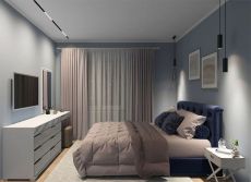 Трековый светильник однофазный  18W Белый-MIX SMART LINEAR DK8004-BK IP20 на шинопровод управляемый черный