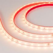 Светодиодная лента Белый теплый 2835 24V  4.8W/m 60Led/метр герм (силиконовая экструзия) 024566(2)  RTW-PS-A60-50m  2700K LUX IP67