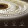 Светодиодная лента Белый теплый 3528 24V  10W/m 120Led/метр 00-330 8мм