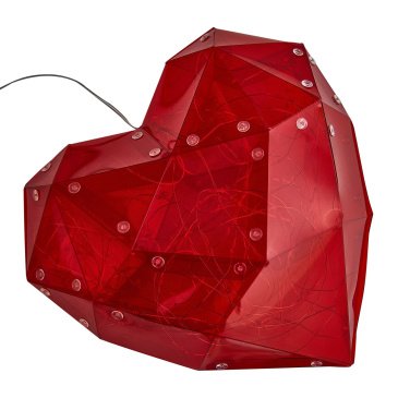 фигура светодиодная КРАСНОЕ СЕРДЦЕ UL-00012221 ULD-R511 3АА RED HEART