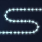 Светодиодная лента змейка Белый 2835 24V  8W/m 60Led/метр 00-351 Стандарт 6мм Светодиодная лента змейка Белый 2835 24V  8W/m 60Led/метр 00-351 Стандарт 6мм