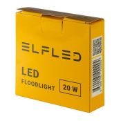 прожектор Белый  20W ELFLED-FL-20W-black-W IP65 220В черный