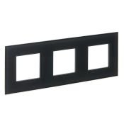 Рамка стеклянная 3 поста IEK SKANDY SK-M32-G-K53 SK-F23G графит Рамка стеклянная 3 поста IEK SKANDY SK-M32-G-K53 SK-F23G графит