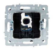 Розетка встраиваемая компьютерная IEK BRITE BR-K10-2-K47 РК11-БрА RJ45 кат.6 алюминий