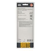 Рамка металлическая 3 поста IEK BRITE BR-M32-M-01-K47 РУ-3-1-Бр алюминий RE