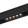 Магнитный трековый светильник 10W Белый теплый SY-601221-BL-10-WW 15deg 24V на магнитный шинопровод черный 00-00005401
