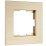 Рамка металлическая 1 пост WERKEL AluMax W0013511 шампань