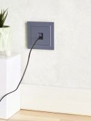 Розетка встраиваемая компьютерная IEK BRITE BR-K10-1-K35 РК10-БрМ RJ45 кат.5E маренго