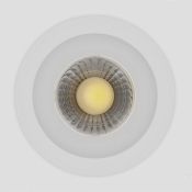 Встраиваемый светильник  10W Белый теплый 0830723 DOT (RAL9003/38deg — 3K/10W/CRI90) круглый белый
