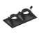 Рамка двойная  COMBO-3S2-BL  для светильника серии  COMBO-3  IP20 прямоугольная накладная черная