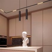Трековый светильник   8W Белый теплый 033609(1) MAG-ORIENT-FLAT-L235 прямоугольник трековый черный
