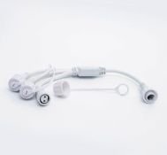 Разветвитель для гирлянд ALEDUS SP-3Lines-W 1-3, 2Pin, белый