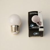лампа декоративная светодиодная шар  G45 Белый дневной  2.0W RL-B-E27-G45-2W-W