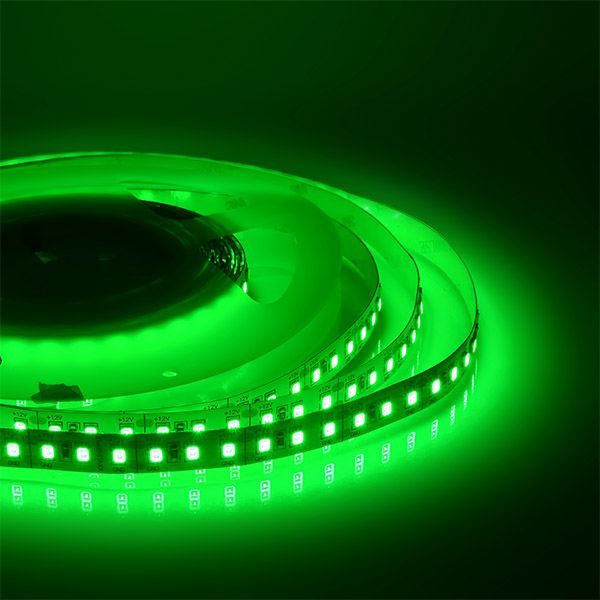Светодиодная лента Зеленый 2835 12V  20W/m 120Led/метр 00-105 PRO 10мм IP20 Светодиодная лента Зеленый 2835 12V  20W/m 120Led/метр 00-105 PRO 10мм IP20