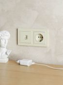 Рамка пластик 2 поста IEK BRITE BR-M22-K10 РУ-2-БрКр бежевый
