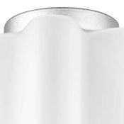 Люстра накладная Lightstar без лампы Nubi 802010 1х40W E27 фигурная белый/хром