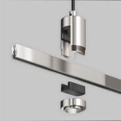 Подвес тросовый Hang с вводом питания Flarity TRA157SW-B1-PT платина