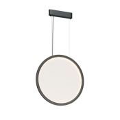 Подвесной светильник  35W Белый -MIX DENKIRS VEIL DK6607-BK 230V с ПДУ круглый черный