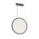 Подвесной светильник  35W Белый -MIX DENKIRS VEIL DK6607-BK 230V с ПДУ круглый черный