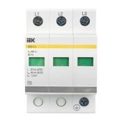 Ограничитель перенапряжения (УЗИП) 3п 400В 20кА ОПС1-C MOP20-3-C IEK