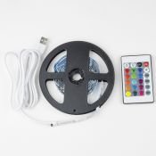  Комплект светодиодной ленты RGB UL-00007534 ULS-U12 3M/RGB/1.5M/USB/RC IP20 RUA02C24