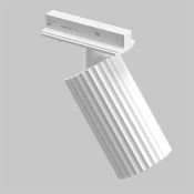 Трековый светильник под лампу GU10 Калипсо/Calipso Unity TR218-1-GU10-W на шинопровод белый