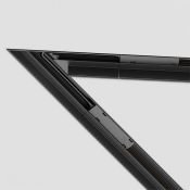 Угол-соединитель 45° встраиваемый Gravity TRA010CLS-42B чёрный
