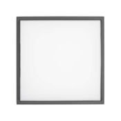 светильник  10W Белый теплый 029951 LGD-AREA-S175x175 220V IP54 квадратный накладной серый