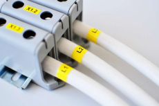 Наклейка прямоугольная NPP-35х22 Y для принтера RT200, RT230, желтый, 1400 шт. в упаковке