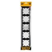 Рамка пластик 5 постов IEK BRITE BR-M52-12-2-K23 РУ-5-Бр хром/черный